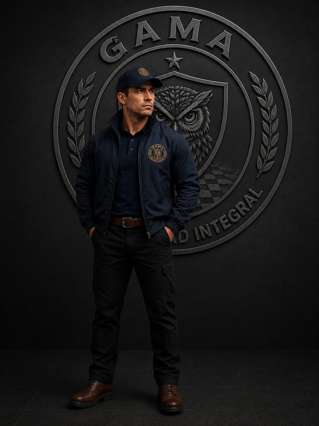 Agente de seguridad GAMA con campera